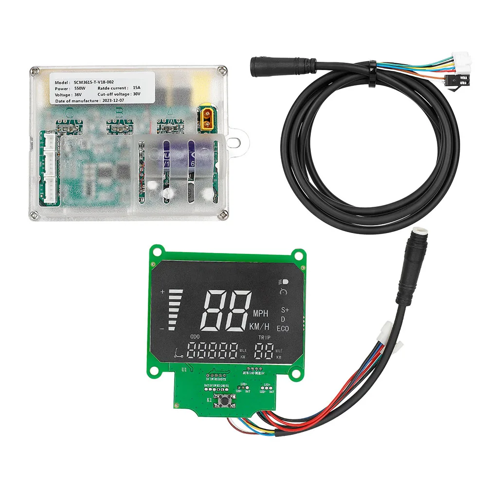 

Electric Scooter Controller Set for DUCATI For MW95 and For MW21 Compatible with 36V 550W 48V 1200W Aluminum Meter