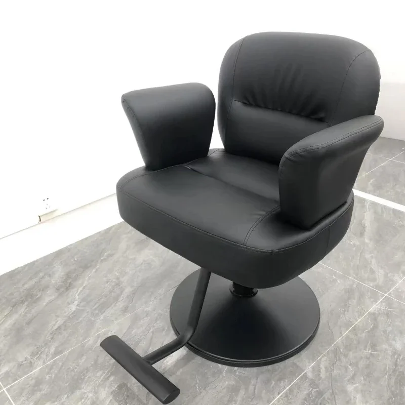 Modern Hairdressing Lift Simple Barber Chair Barbershop Perm Hair Dyeing Barber Chair Silla De Barbería Salon Furniture HYBC