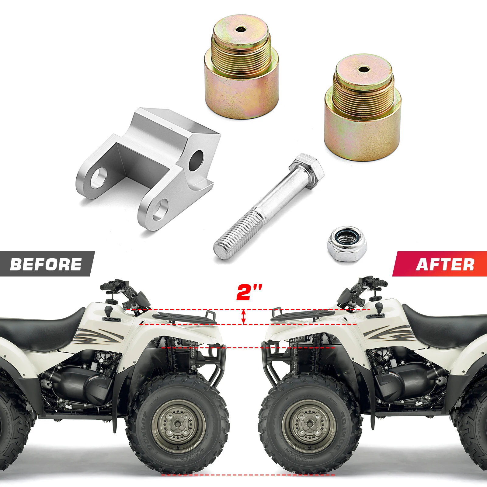 For Kawasaki Prairie and Brute Force 2002-2011 360 650 & 2004-2011 750 2