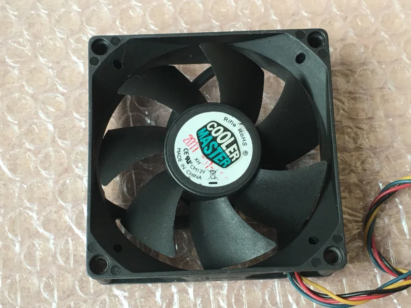 Đế Tản Nhiệt Cooler Master A8025-35RB-4AP-F1 DC 12V 0.34A 80X80X25Mm 4-Dây Máy Chủ Quạt Làm Mát