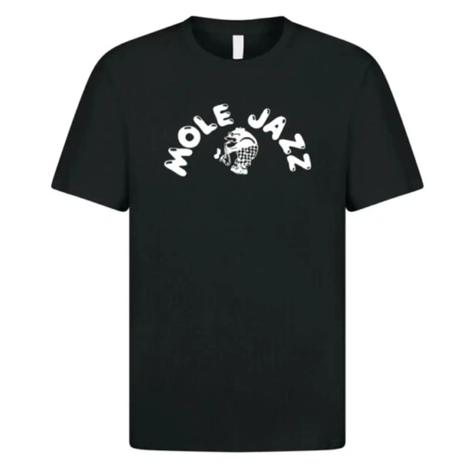 Mole Jazz T Shirt 1113 Retro Record Shop Label London Tubby Hayes Art Pepper Sax vintage Washed Comfortable Stretched