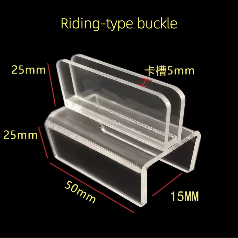 

10pcs Acrylic Advertising Desktop Poster Clip Supermarket Pharmacy Card Holder Shelf Accessories Advertising Special Use