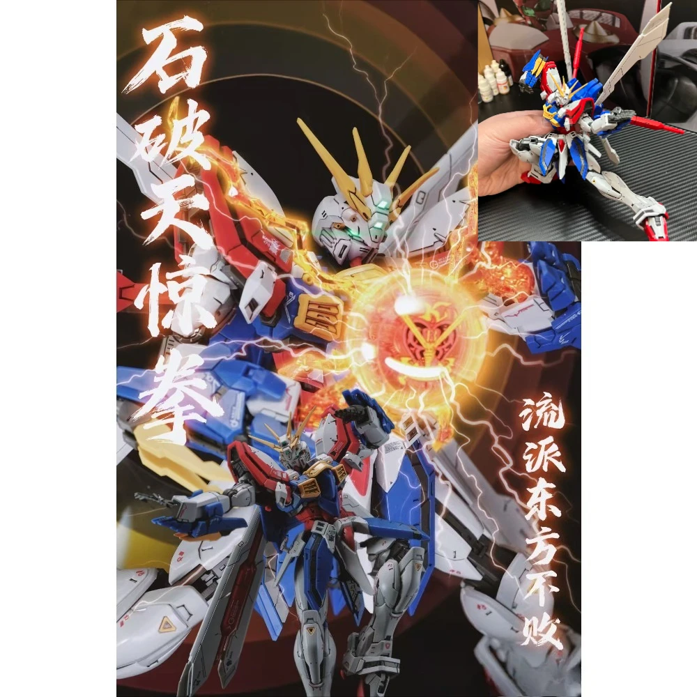 

В наличии FAT CAT 1/100 II God Scale Special RG 1/144 Увеличенная версия сборки Модель Комплект Фигурка Робот Пластиковая модель