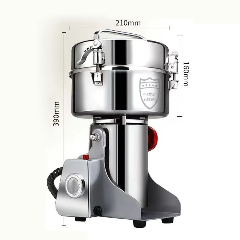 

Хлопок из нержавеющей стали 304, хлопок из нержавеющей стали 403, многофункциональный измельчитель китайских трав TEBAK, небольшой порошок для коммерческого и домашнего использования