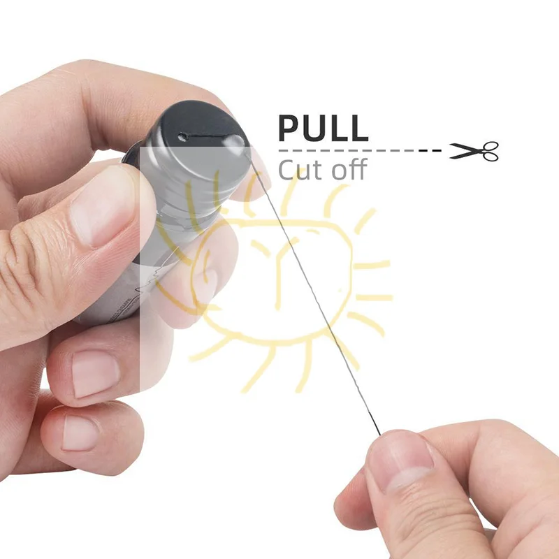 

30m Black/White Microblading Mapping String Pre-Inked Eyebrow Marker Thread Tattoo Brows Pre Inked PMU Mapping String