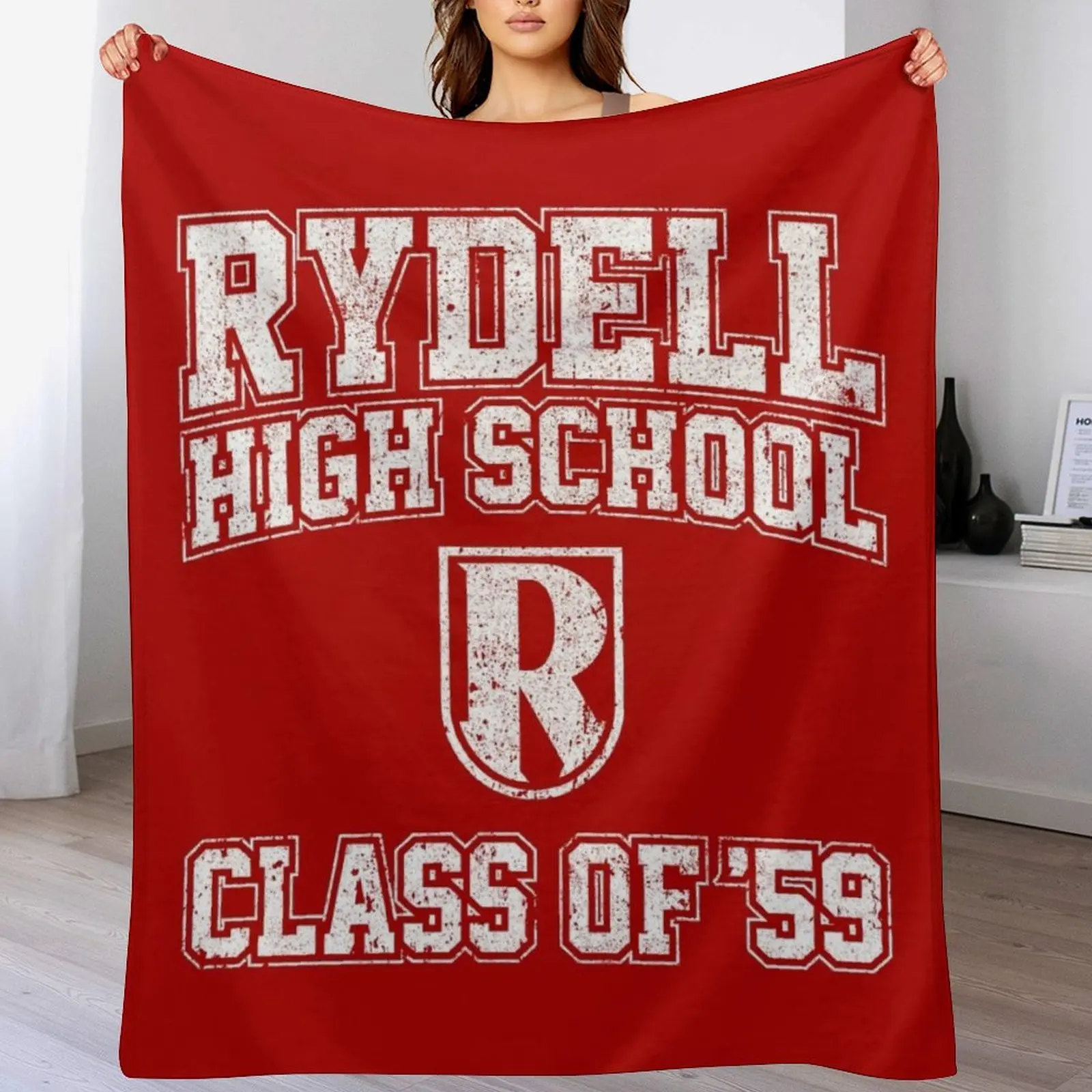 Rydell High School Class of '59 (Grease) Throw Blanket Quilt Blankets For Sofas Blankets