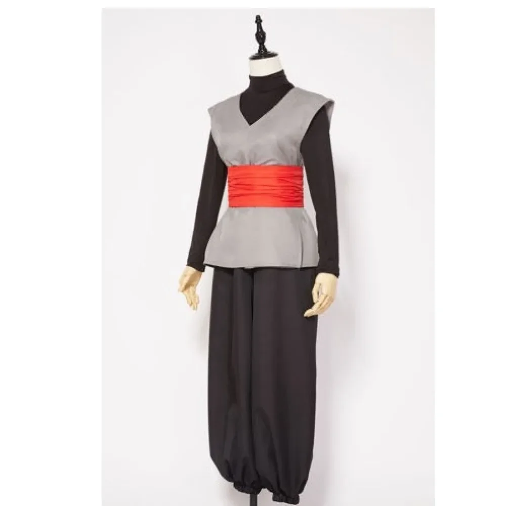 Schwarzes Cosplay-Kostüm für Herren, Anime-Kung-Fu-Anzug, Uniform, Halloween-Komplettset, Karneval, Faschingskostüm, Party – Detail 5