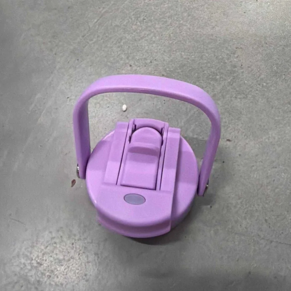PP Plastic Universal Replace Lid Splash Spill Proof Wide Mouth Straw Lid With Big Handle Sealing Bottle Cover