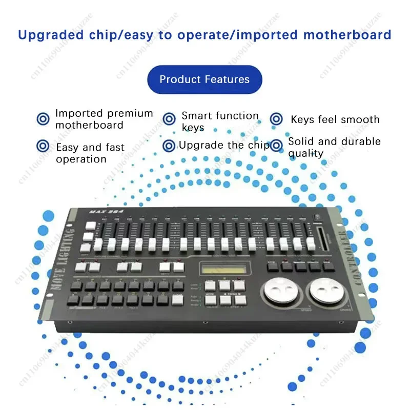FMT DMX384/512 Stage Lighting Controller, Professional Dimming Device for Wedding Moving Head Beam Light and Par Light