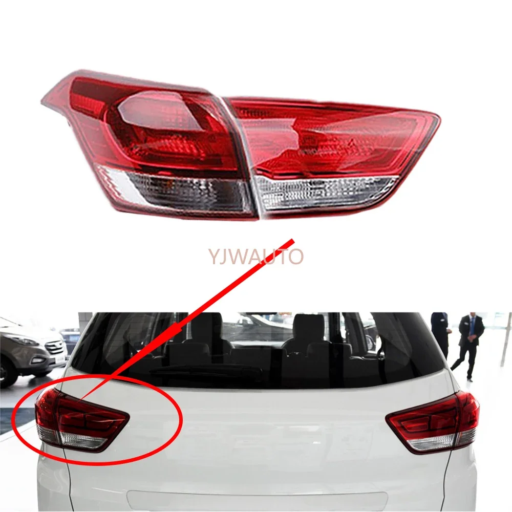 

For Hyundai Ix25 2017 2018 Tail Light Car Taillight Assembly Auto Rear Back Lamp Brakelights Turn Signal Reversing Fog Lamp