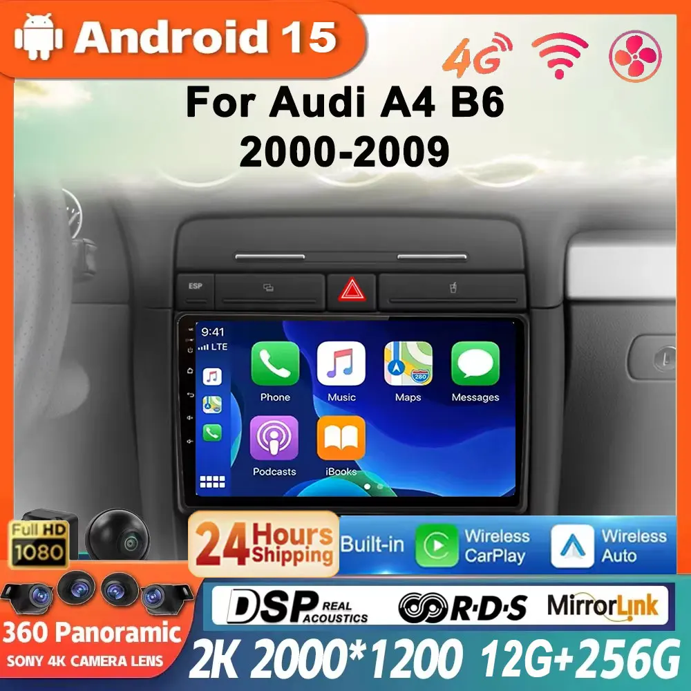 For Audi A4 B6 B7 S… - image