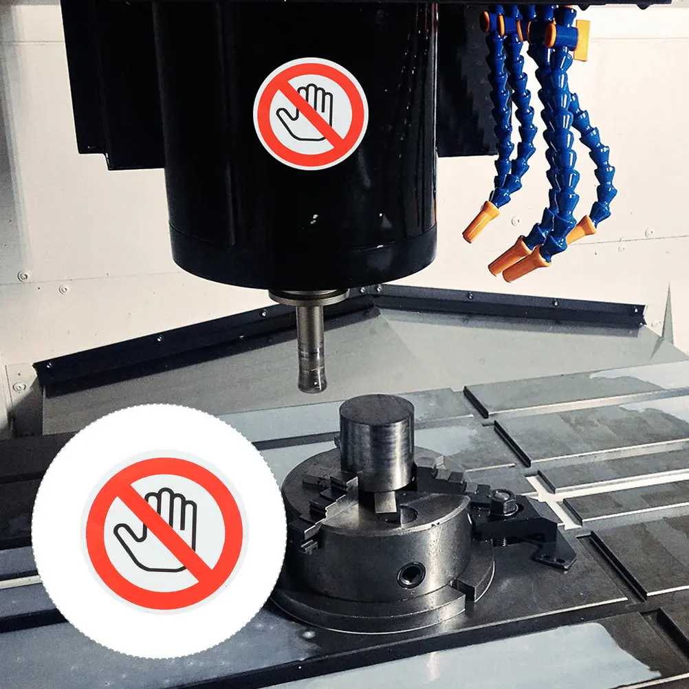 

8pcs Safety Warning Sign Sticker Do Not Touch Adhesive Decals For Machinery Industrial Office Use Not Touch Labels Folder Tags