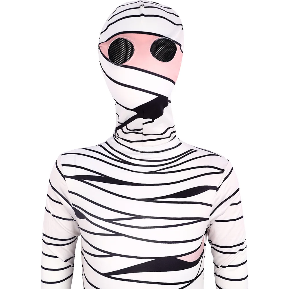 loween Mummy Cosplay Costume Stage Performance Terroristic Role-plang Women's Traditional Clothing Polyester Fiber