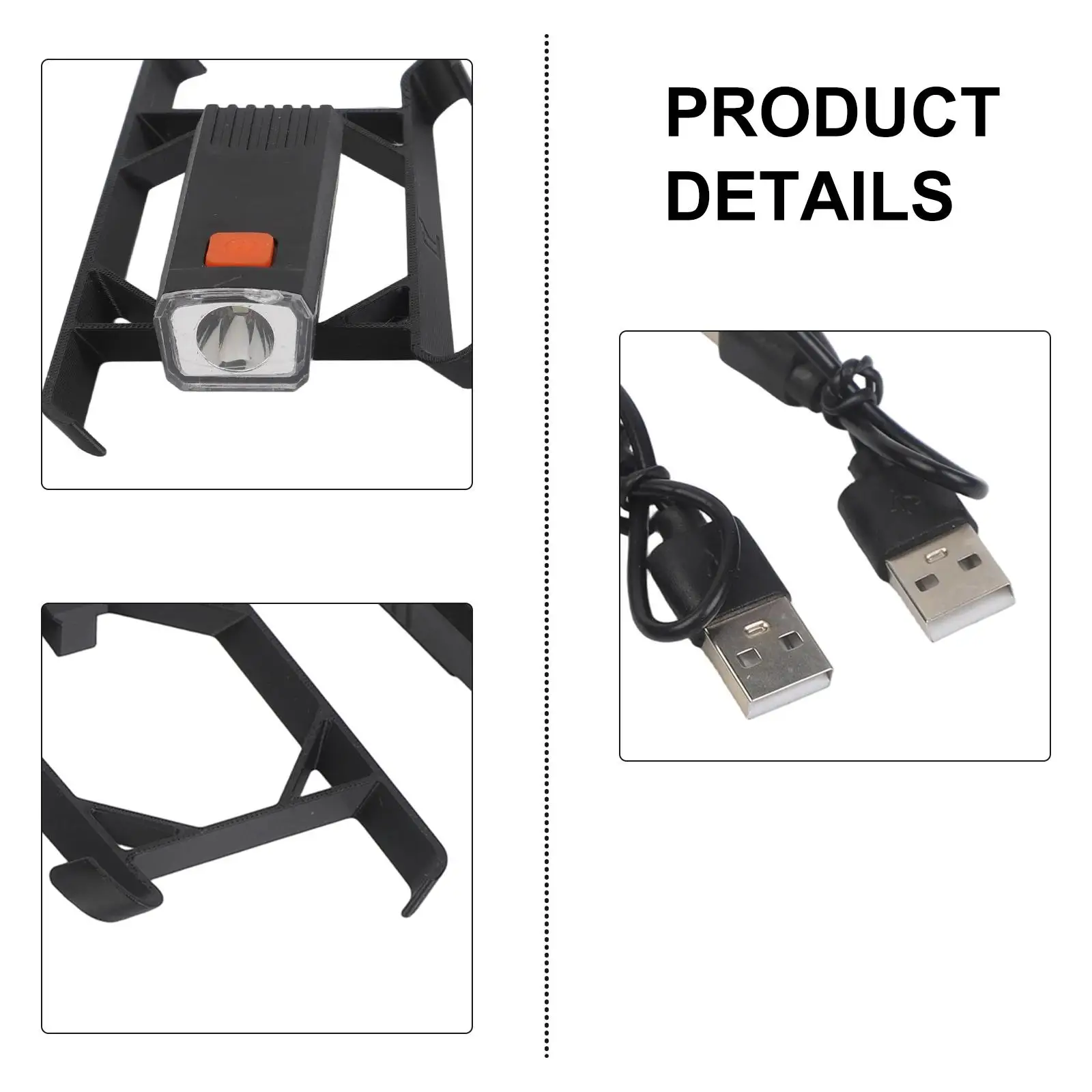 Stable Snap-On Tripod with Night Light for DJI For Mini 5 Pro Designed for Handheld Takeoffs and Controlled Landings