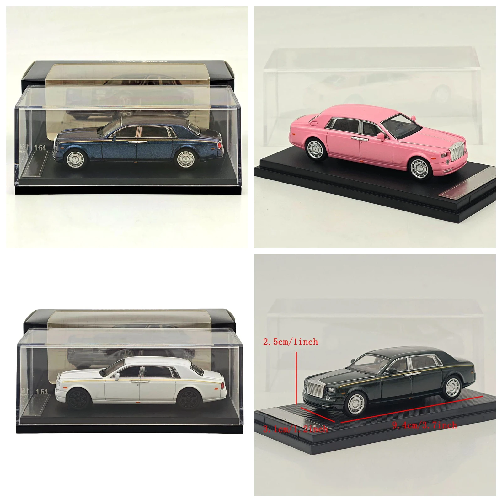 

SW 1:64 for Phantom VII 7 Luxury Sedan Sports Model Diecast Model Car Miniature Limited Collection Toy Cars Vehicle Models