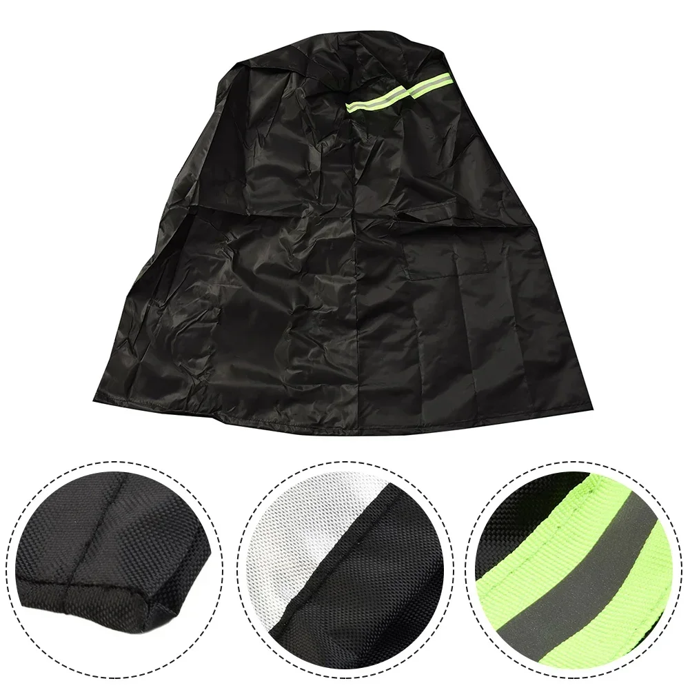 Outdoor Pool Cover Pool Cleaner Cover Protective Pool Cover Perfect Fit Residential Use Storage Bag Included Black Color