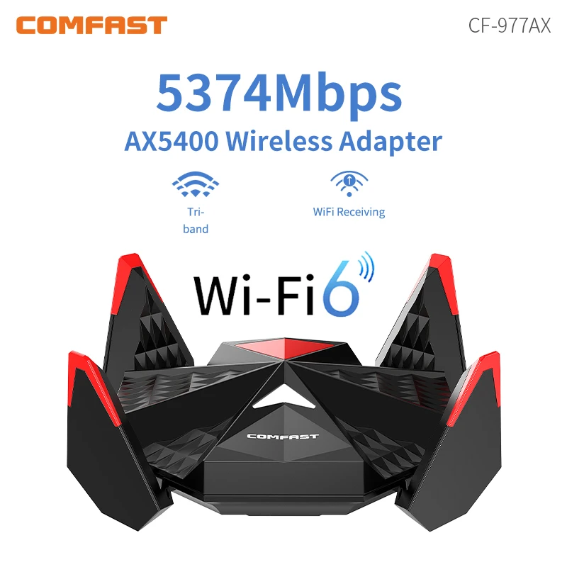 Comfast 100mbps wifi6 USB-Adapter Dualband 5400g/5g/6GHz Funke mp fänger USB 2,4 Dongle Netzwerk karte für Laptop PC Win 3,0