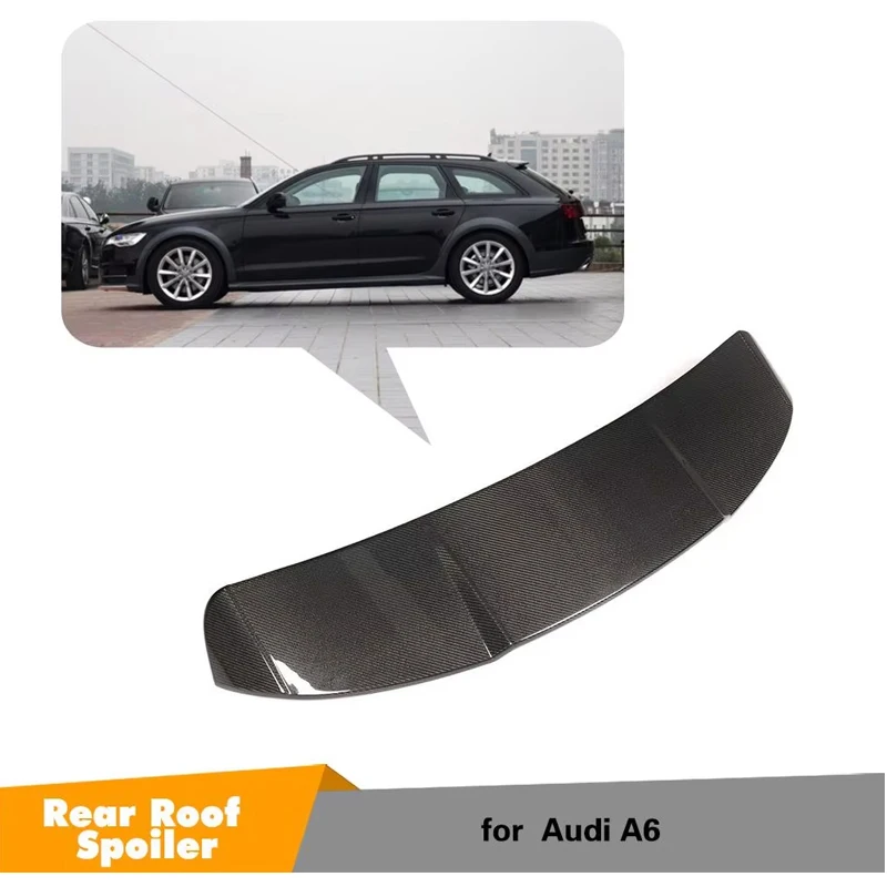 

Задний спойлер на крышу из углеродного волокна A6 для Audi A6 C7 Avant 2016-2018