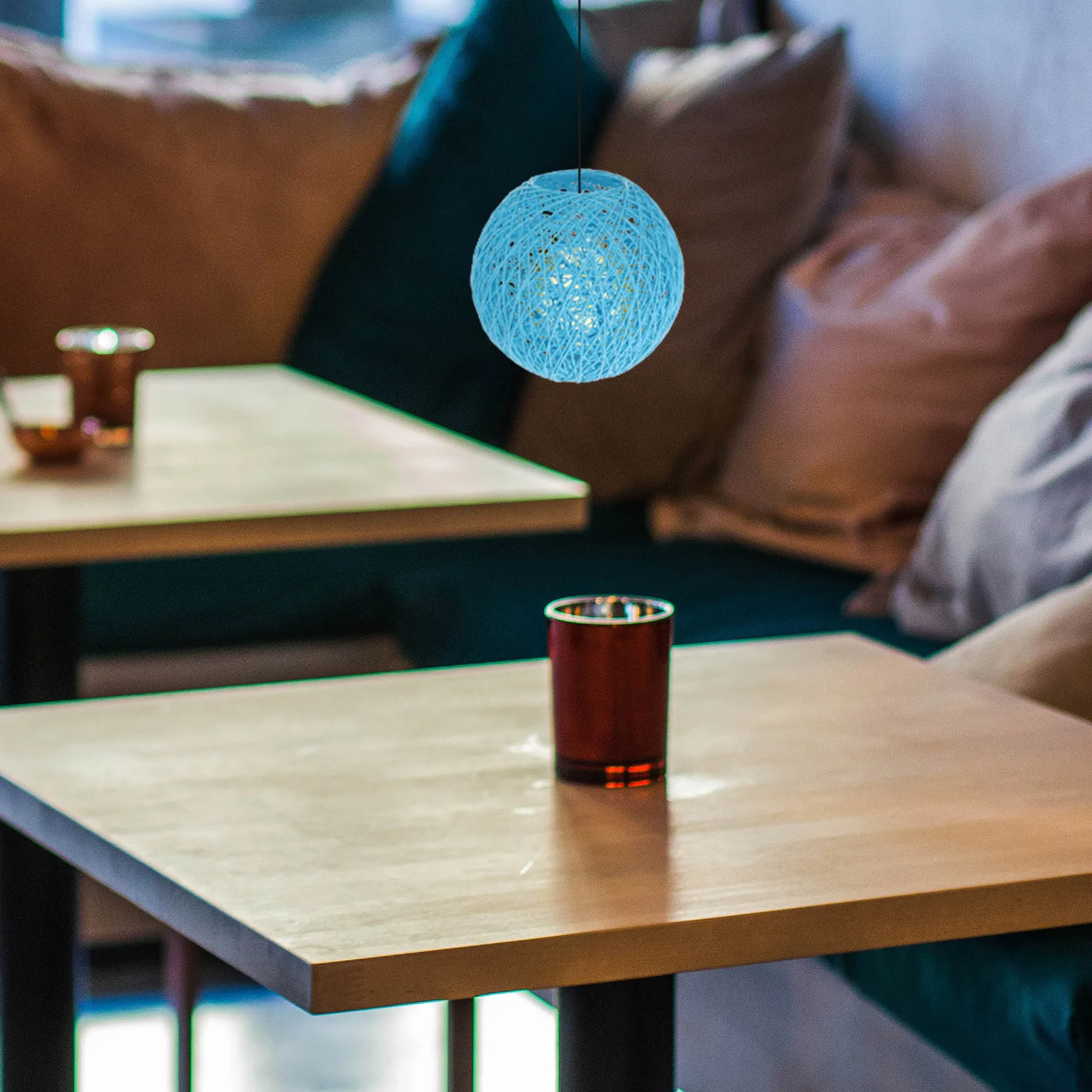 

Ball Shaped Boho Paper Lampshade Rustic Pendant Hanging Lamp Shade Ceiling Light Cover Pendant Light Shade Chandelier Lampshade