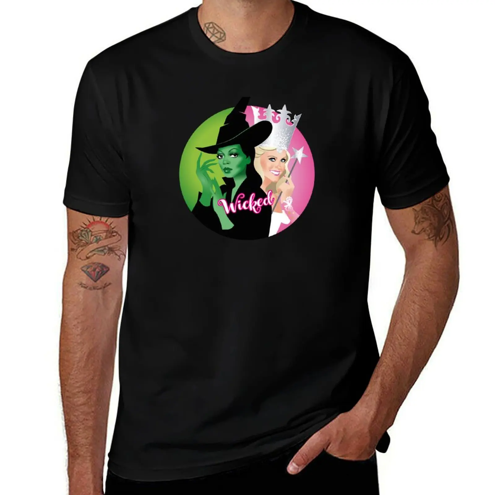 

Wickedly 70s T-Shirt essential t shirt boys animal print plain anime stuff T-shirt men
