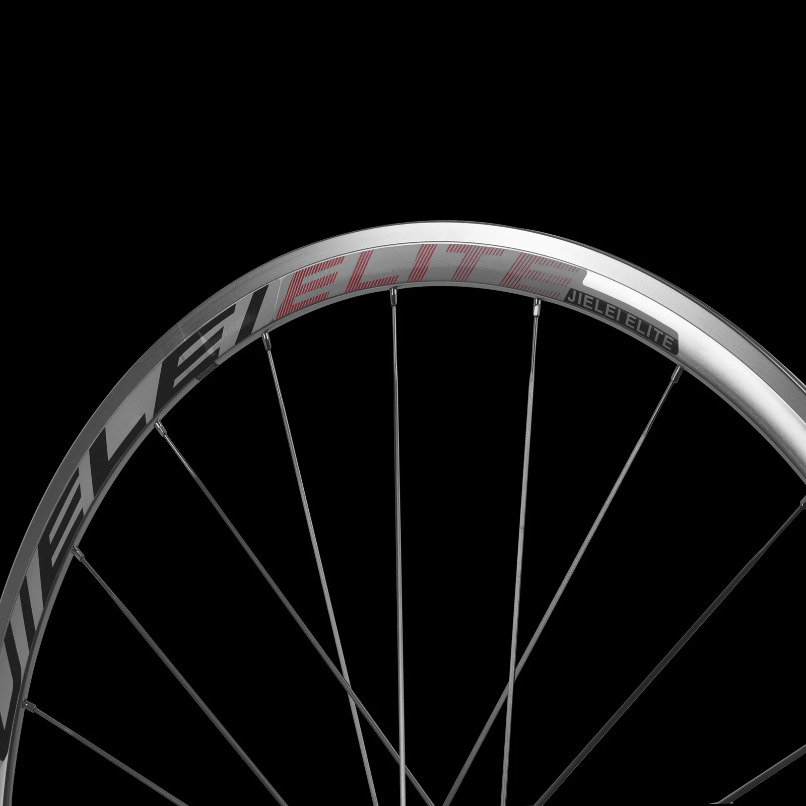 RUJIXU 700C Silberner Fahrrad-Laufradsatzrahmen, Straßenradpaket, V-Cdisc-Bremse, Rückenbremse, gerades festes Getriebe, 700C, 30 mm, 40 mm, 50 mm – Detail 7
