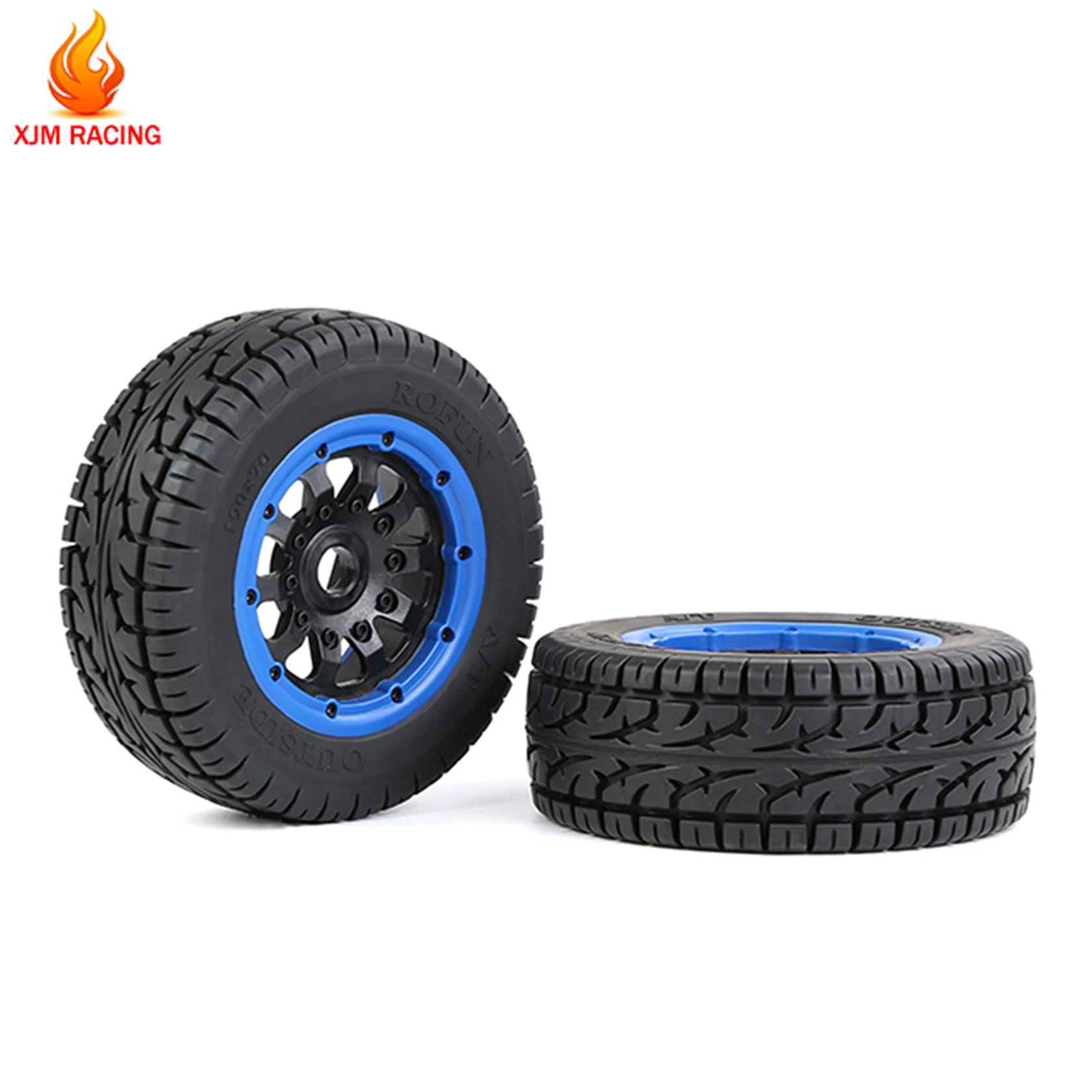 All Terrain Wheel Tires Assembly Kit for 1/5 LOSI 5IVE-T ROFUN ROVAN LT SLT V5 BAJA 5S KINGMOTOR X2 TRUCK RC CAR RACING PARTS