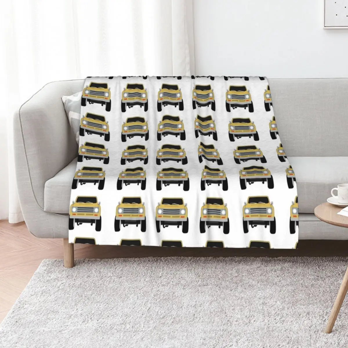 

Yellow International Scout Throw Blanket Luxury St Plaid on the sofa Luxury Brand warm for winter Blankets