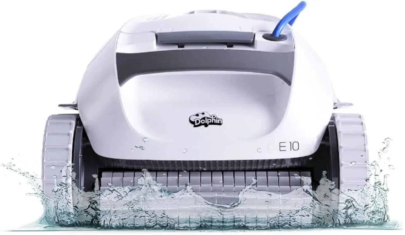 

BRAND NEW Dolphin (2025 Model) E10 Automatic Robotic Pool Vacuum Cleaner, Active Scrubber Brush, Top Load Filters Access, Ideal