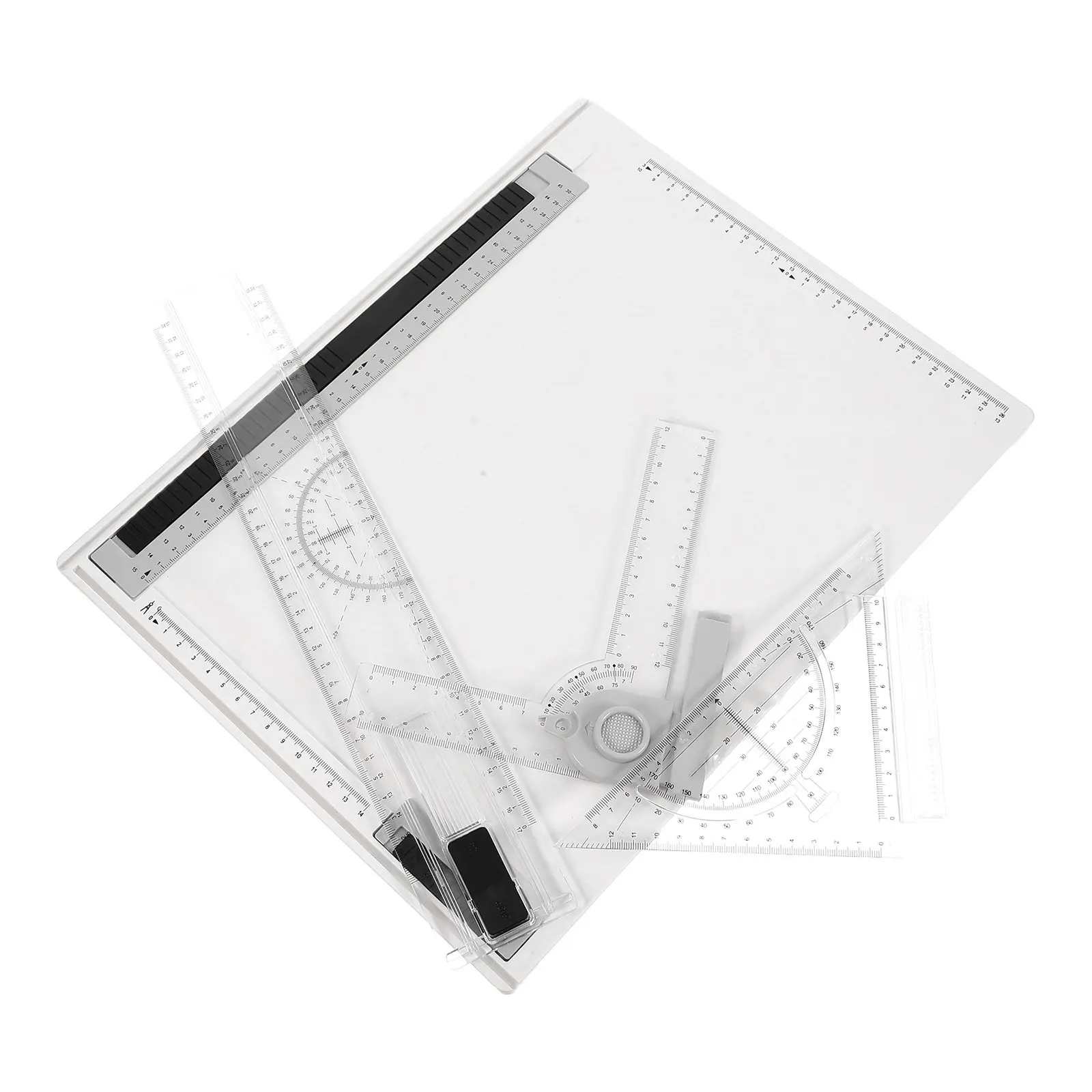 1Set A4 Drawing Board Professional Drafting Tools Set Precision Scales Rulers Architectural Engineering Kit Portable Lightweight