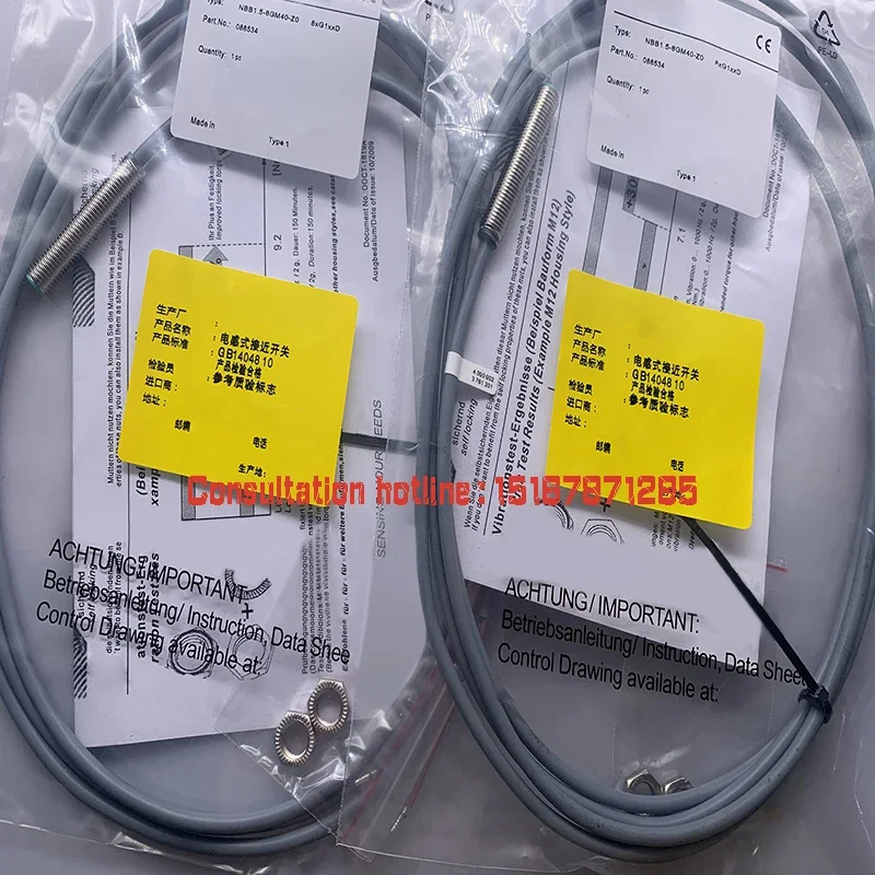 

Proximity switch sensor NBB5-18GM60-WS-V11 NBB1.5-8GM40-Z1/-Z0 Real shooting One year warranty
