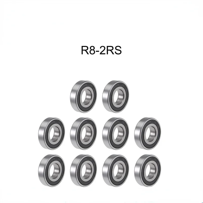 10Pcs R8-ZZ  R8-2RS R8RS(12.7 x 28.575 x 7.938MM)  Hot Sell High Quality Corrosion Resist Deep Groove Miniature Ball Bearings