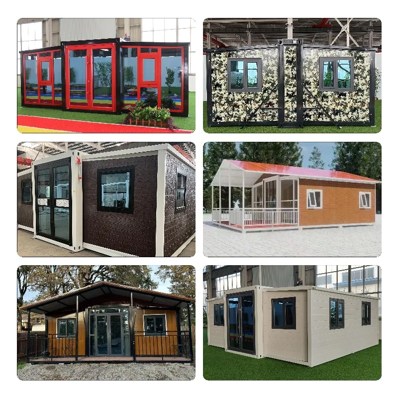 منازل حاويات فاخرة محمولة مسبقة الصنع 1 2 3 4 غرف نوم حاوية وحدات مطعم-للشقق والفيلات #6