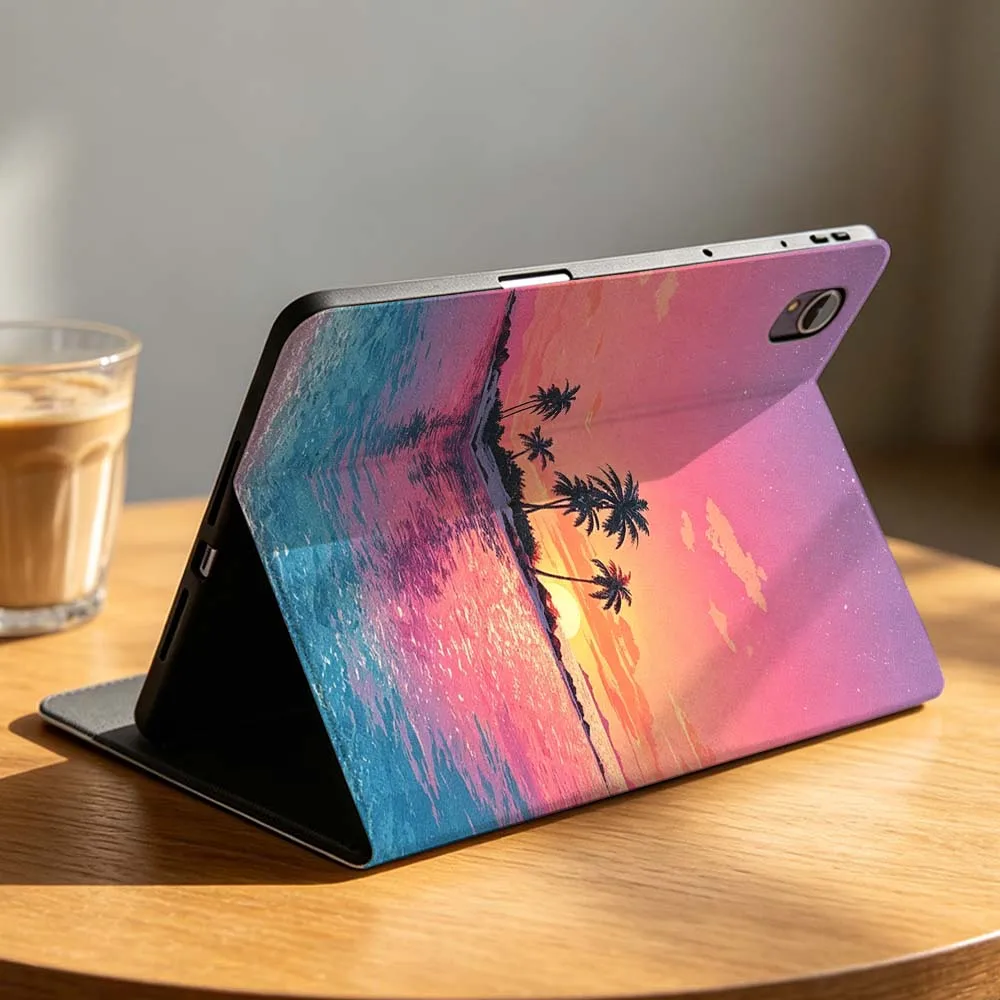 Sea Breeze Coconut Tree For Huawei Matepad M6 11 11.5S Pro Air SE Honor Tab 8 9 10 V9 X8 X9 X10 Magic Pad GT 2 3 Tablet Case