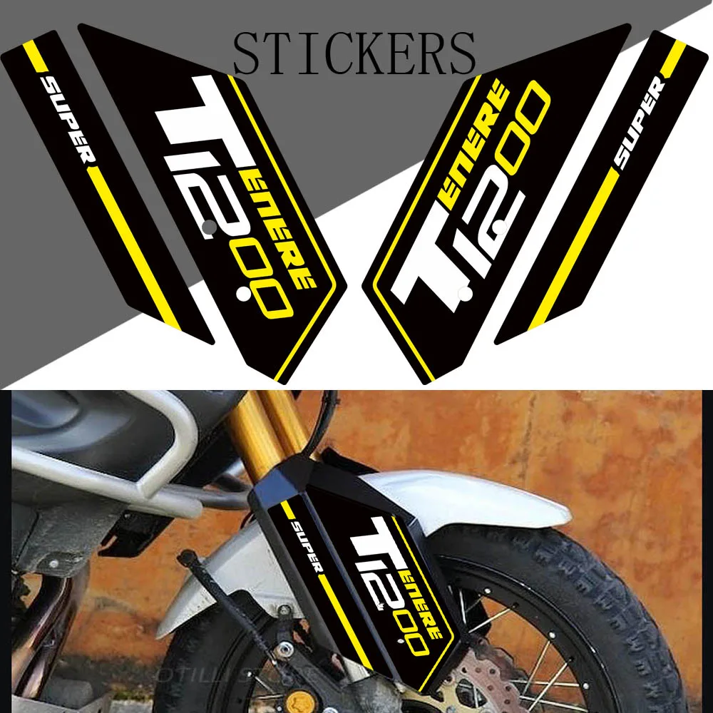 Motorcycle Front Fork Guards Protection Stickers FOR Yamaha Super Tenere XT1200Z / ES XTZ 1200 XT ADVENTURE 2010 - 2021