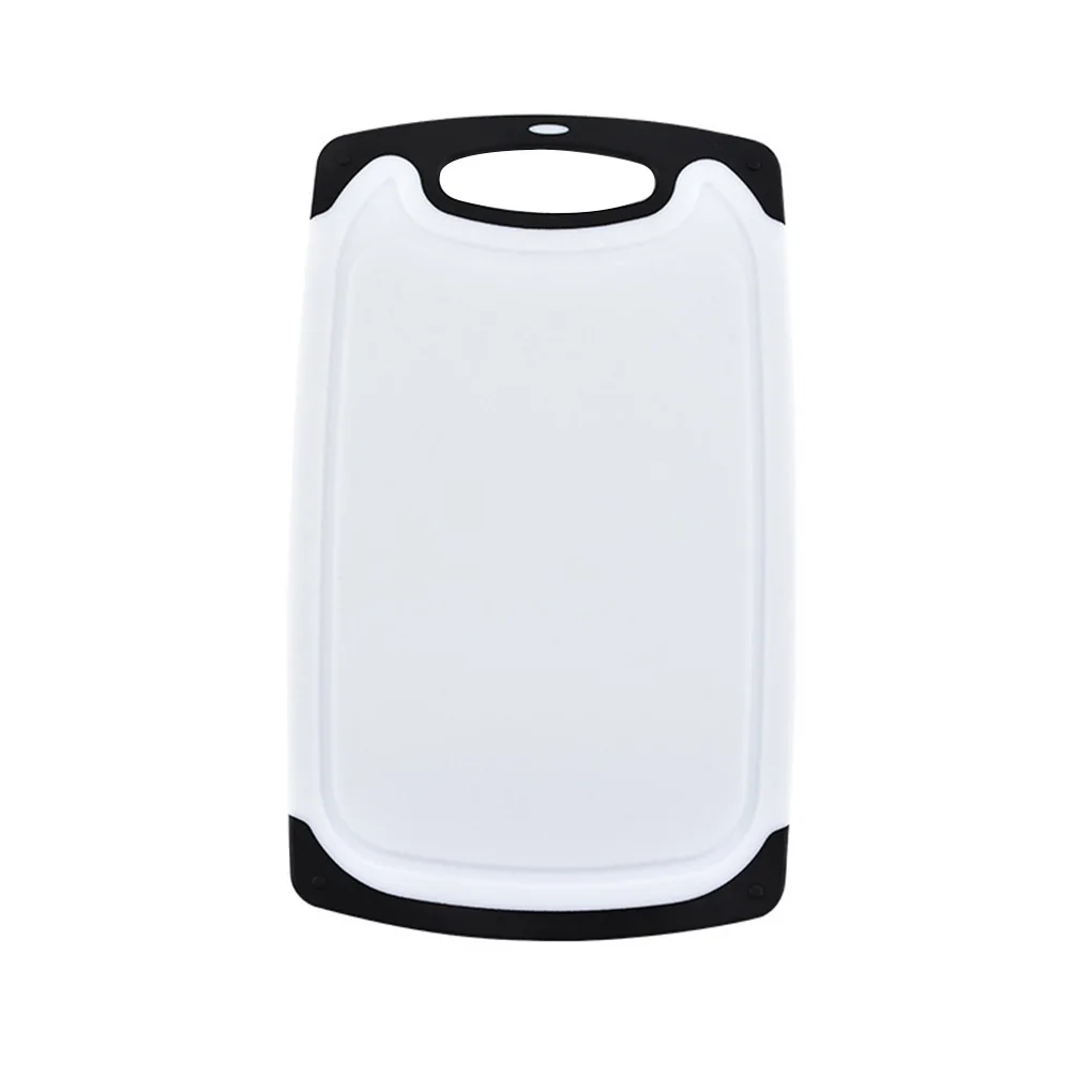 

Доска для нарезки мяса, кухонная нескользящая разделочная доска для фруктов, двусторонняя, для дома, для овощей, размер M