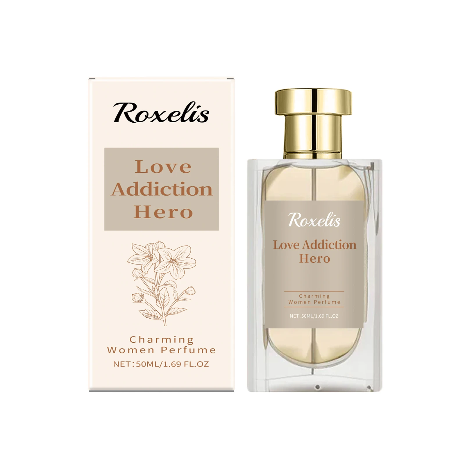 Roxelis Campanula Damesparfum Eau de Parfum Langdurige geur van blauwe klokjes, jasmijn en musk Fris Elegant Perfect voor een date Dagelijks_voghion.com