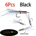 6PCS Black