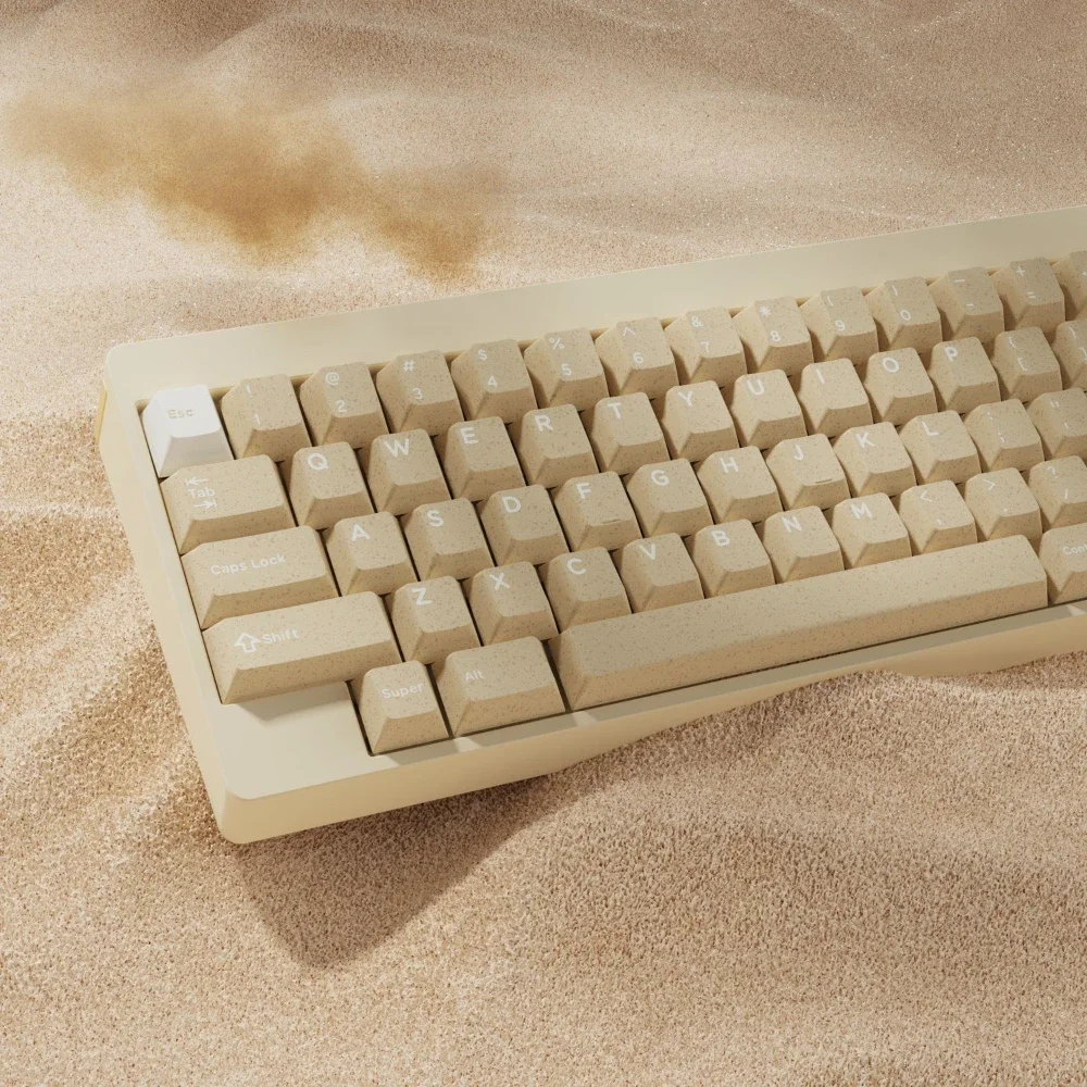 

GMK Dune Theme Keycap Set 141Key PBT Custom Sandy Grain Keyboard Cap Cherry Profile Key Cap for Mechanical Keyboard Accessories