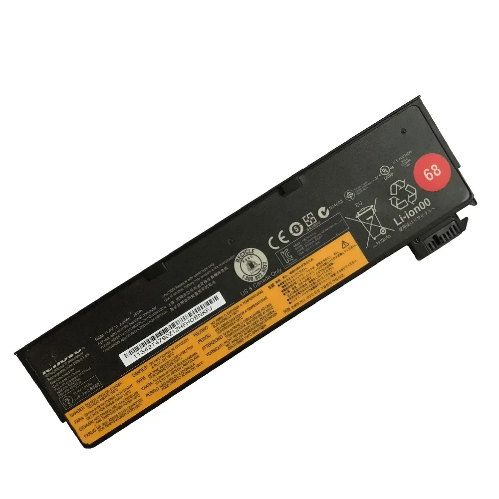 11.4v 24wh/2100mah/3cell  X240 New original Laptop Battery for Lenovo ThinkPad X240 T440S  T440 X250 T450S X260 S440 S540