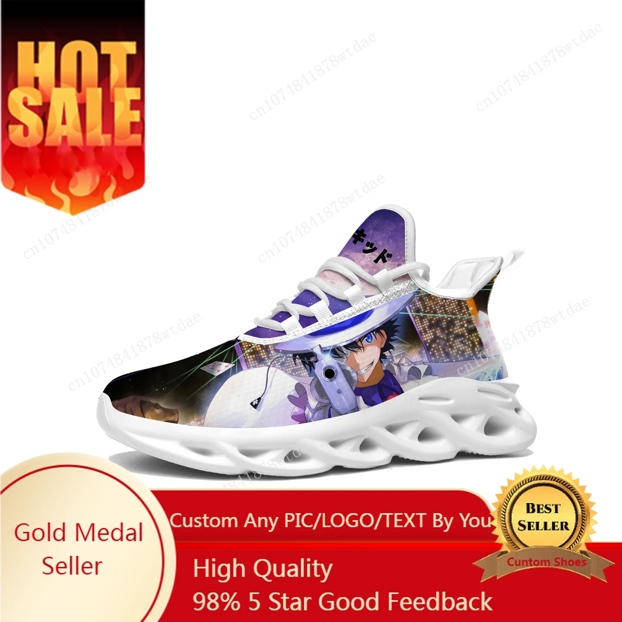 

Kid The Phantom Thief Flats Sneakers Mens Womens Teenager Sports Running Shoes High Quality Cartoon Custom Lace Up Mesh Footwear