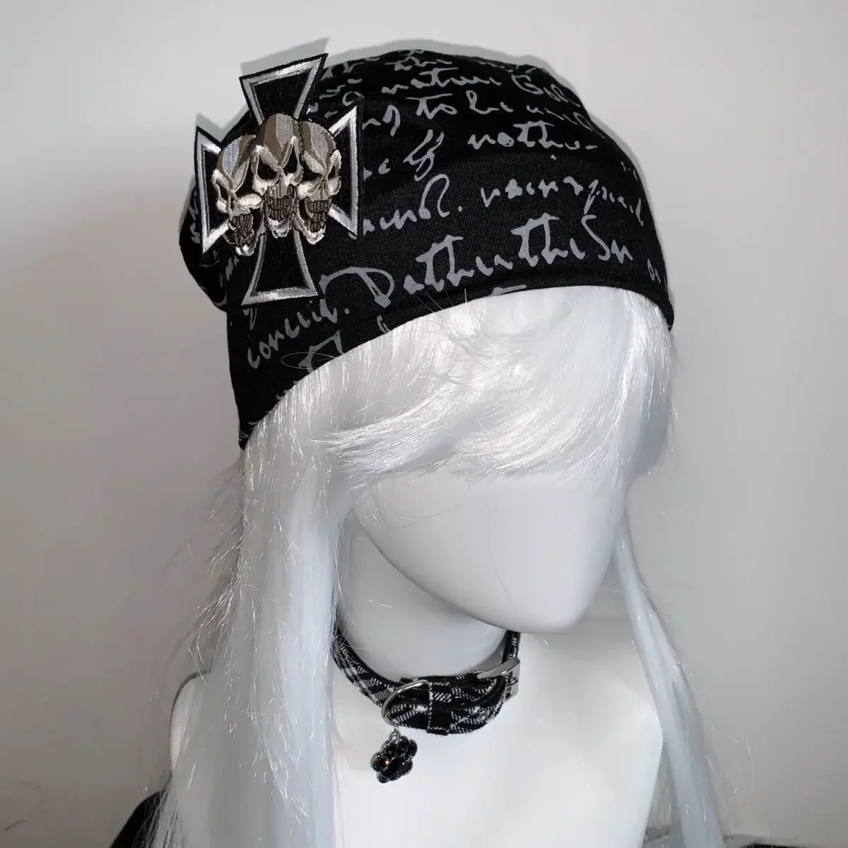 Skull Hottie Male Hats Pile Hat Summer Female Y2K Yabi Punk Neutral Style Hat