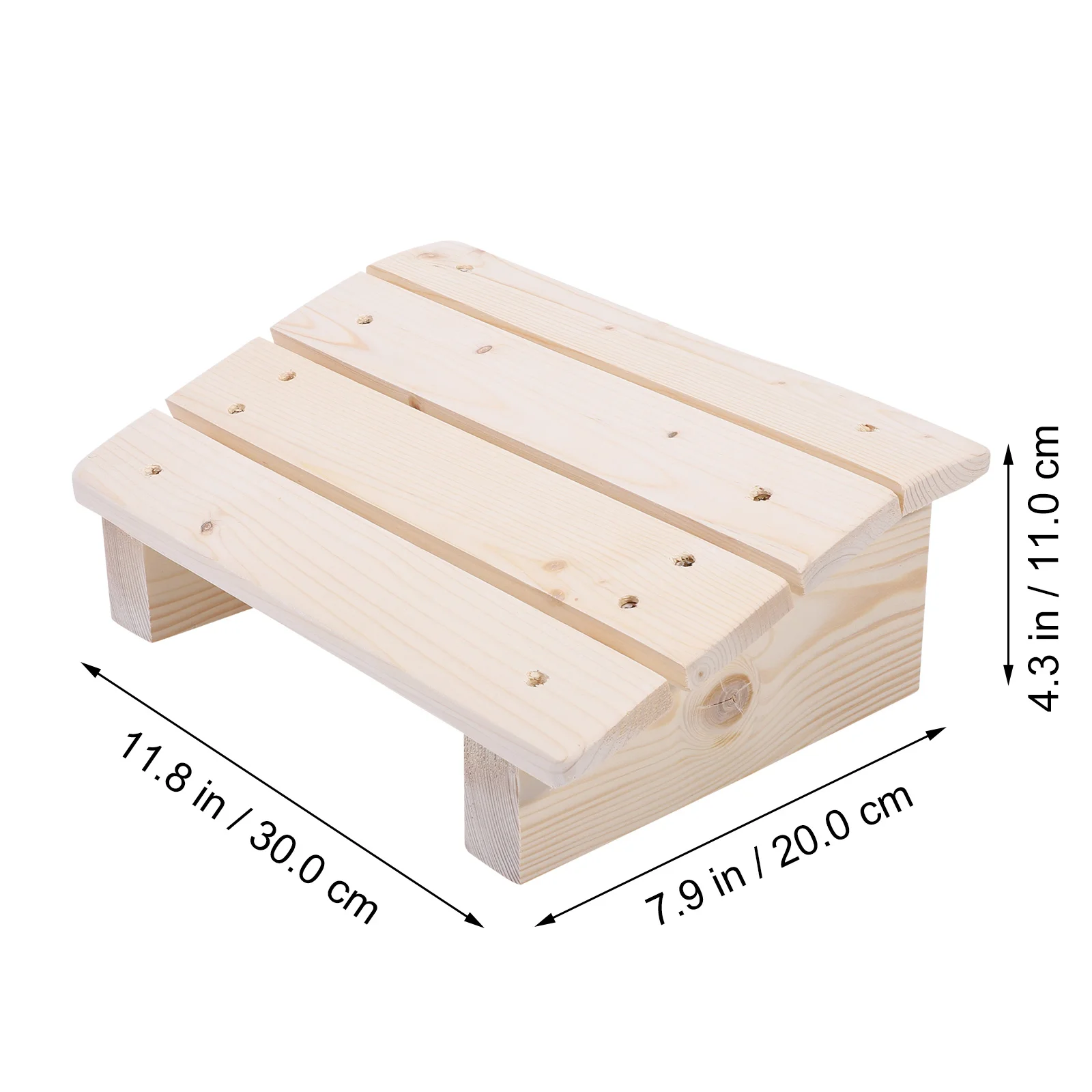 Repose-pieds en bois pour soins infirmiers, assistant de pieds sous le bureau, petit escabeau incliné, assistance de jambe de sauna