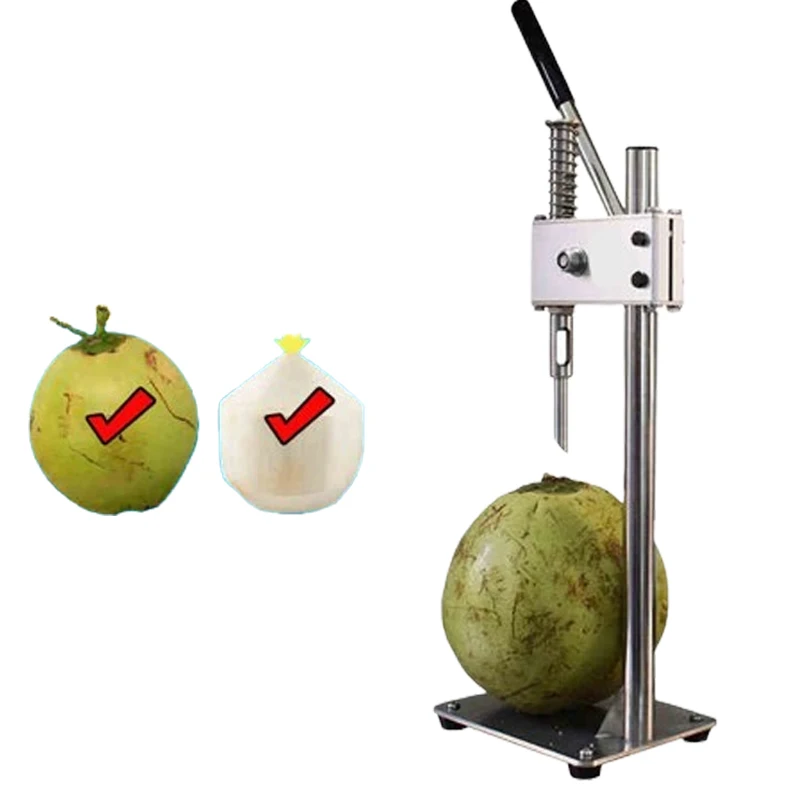 Coconut Green Hole Opening Machine Stainless Steel Fully Automatic Stainless Steel Coconut Opening Artifact