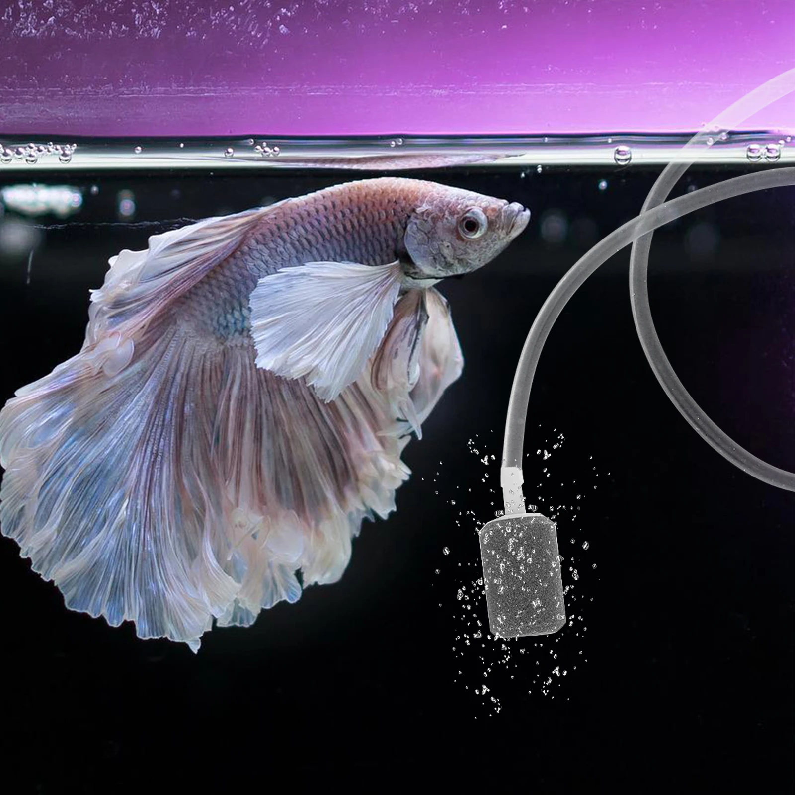 

Air Pump Oxygen Plastic Small Aerator Very Silent Fish Tank Accessories Aquarium Bubbler