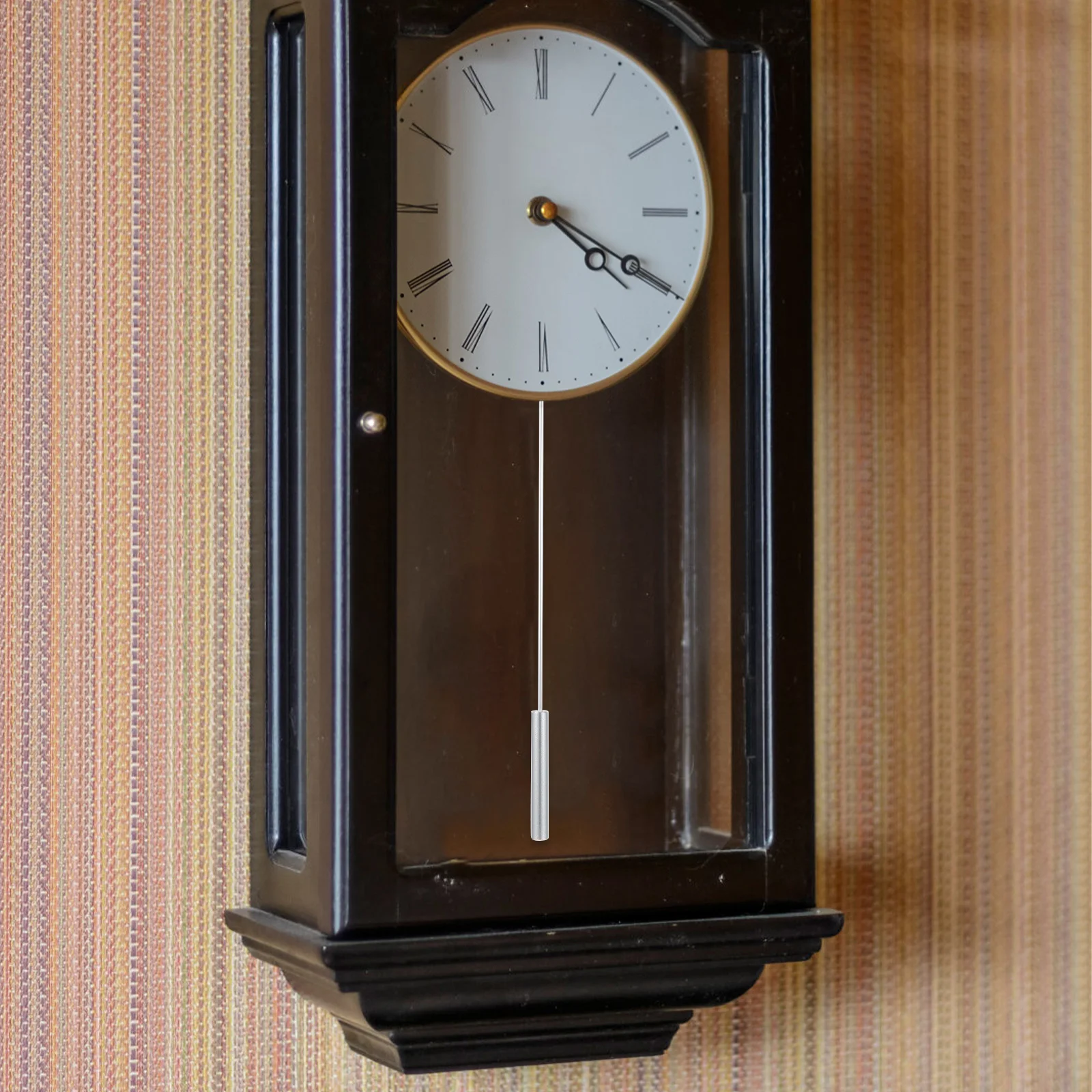 

Clock Pendulum Accessories Hands Mechanism Spare Parts Cylindrical Silver for Wall Replacement