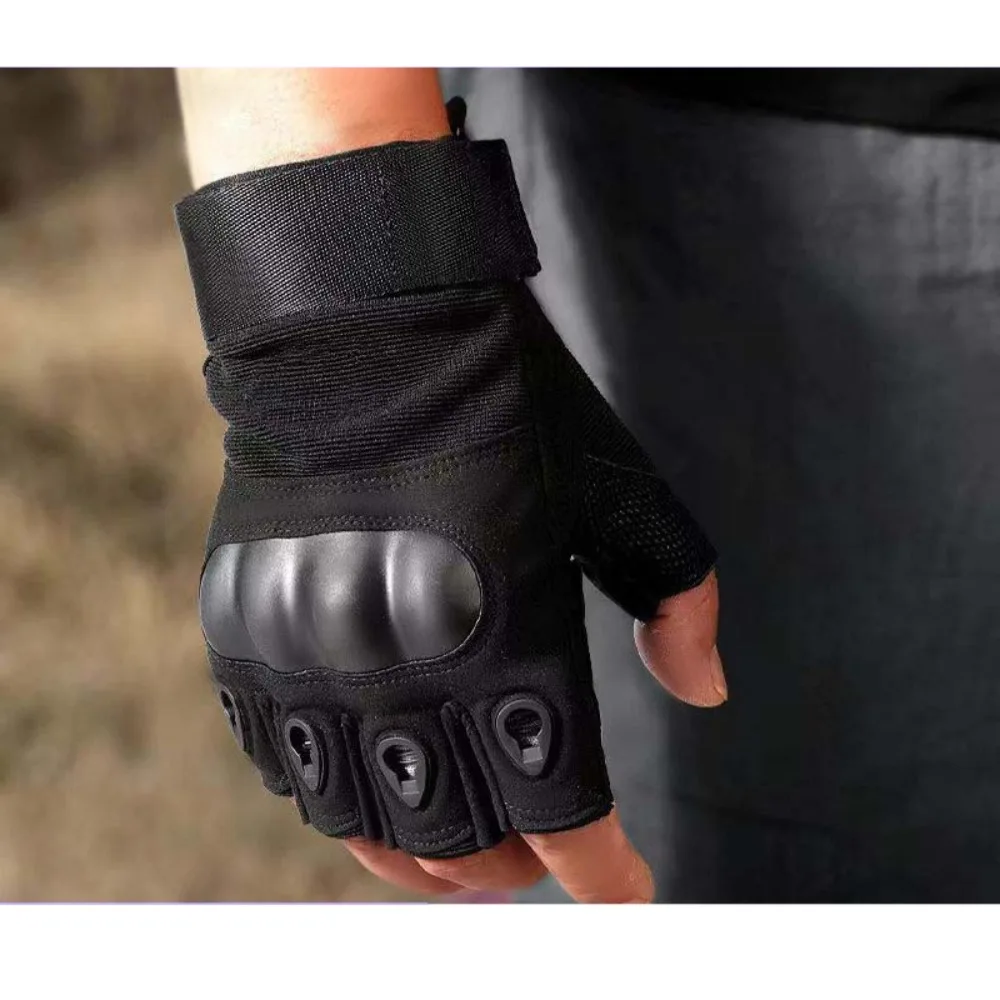 Sports Training Outdoor Military Fans Special Forces Riding Tactical Gloves Men's and Women's Outdoor Half Finger Protection