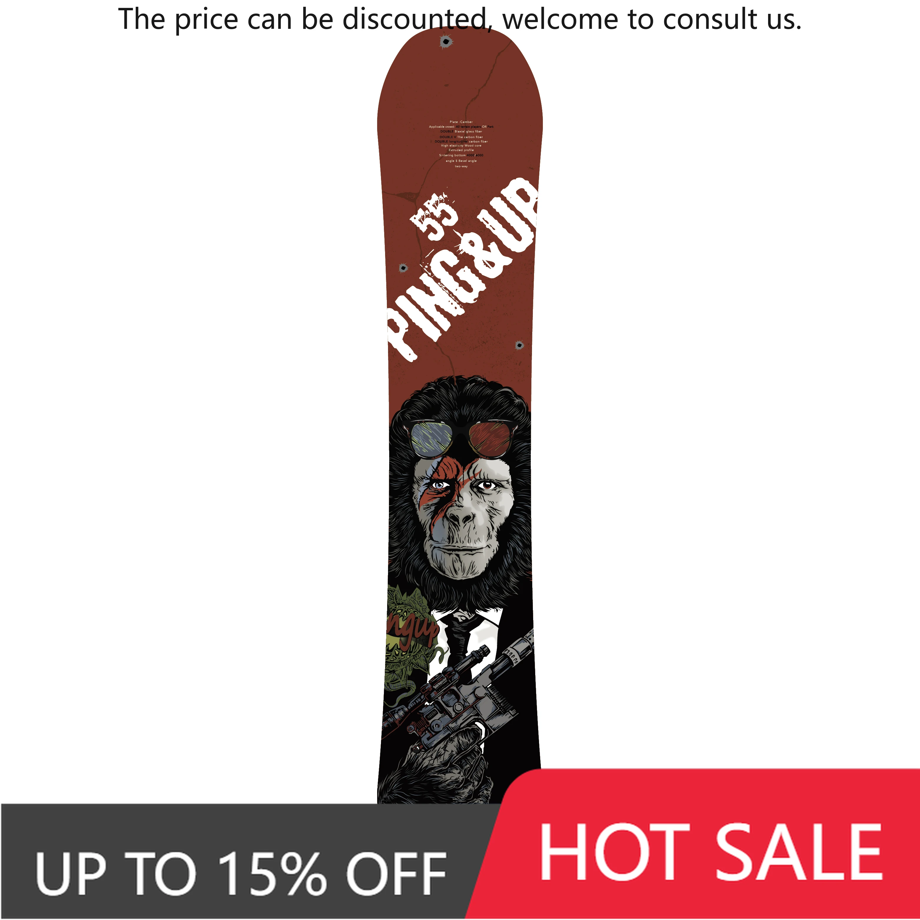 

2019 New Style Custom All Moutain Snowboard With Bindings