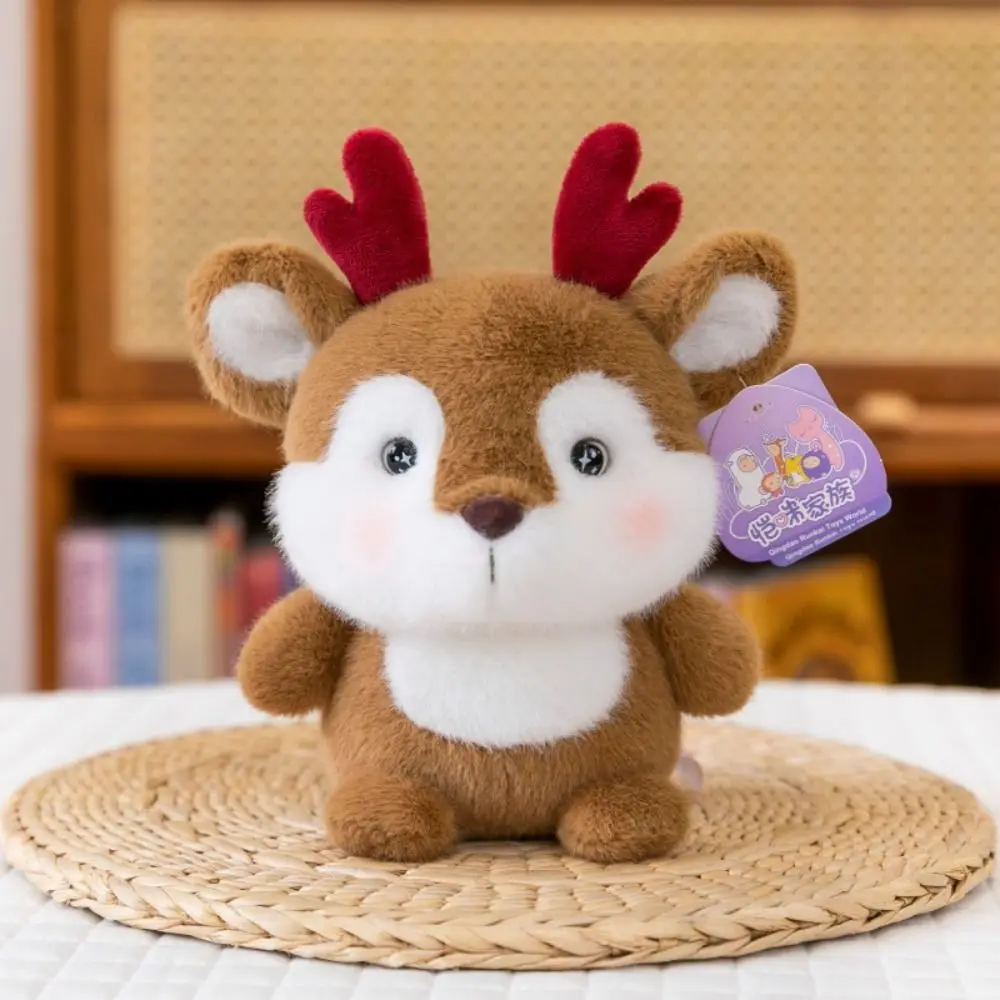 Giocattolo di peluche Capibara di coniglio rosa Alce Agnello Anatra gialla Peluche Bambola di coniglio animale morbido e carino Regali di festa per bambini