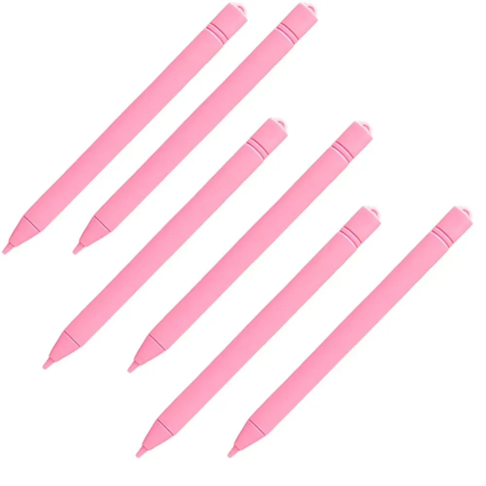 

6pcs Colorful Drawing Tablet Pen Gift Unisex LCD Writing Pad Stylus Paintingactive Student Supply Painting Pencil
