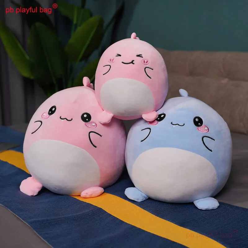 น่ารัก Kawaii รอบไดโนเสาร์ตุ๊กตาของเล่นตุ๊กตาสัตว์หมอนตุ๊กตา Squishy ช้า Rising Squeeze เด็กคริสต์มาสของขวัญ ZG149